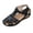 Black, variant on Closed Toe Sandals, Sandals Women Dressy Summer Closed Toe Wedge Platform Sandals Vintage Casual Hollow Out Orthopedic Shoes Comfy Bohemia Gladiator Ladies Shoes, Black 9
