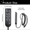 thumbnail image 5 of 6 Button Remote For Recliners 5 Pin Lift Chair Handset Controller Hand Control For Power Furniture Edition 062, 5 of 5