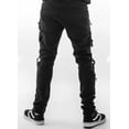 thumbnail image 2 of Smugglers Moon - Mens Utility Cargo Pants Black Size W:28 L:31, 2 of 6