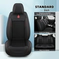 thumbnail image 6 of Maidao Car Seat Covers Full Set Leather for Cadillac for Escalade 1999-2000 5 Seats Water Resistant Front Rear Cushion Protector Black, 6 of 7