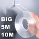 thumbnail image 2 of Cinta adhesiva de doble cara, transparente, reutilizable, impermeable, limpiable, para cocina y baño, grosor de 1mm, 5/10M, 2 of 4