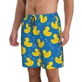 thumbnail image 2 of Balery Rubber Duck Traje de Baño Estilo Hawaiano para Hombre, Shorts de Secado Rápido con Bolsillos-X-Large, 2 of 6