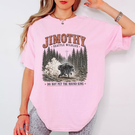 Vintage Jimothy Raccoon T-Shirt, Viral Seattle Raccoon Tee, Retro Pacific Northwest Wildlife Multicolor