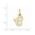 thumbnail image 3 of 14k Yellow Gold Yellow Gold Initial Charm, 3 of 4