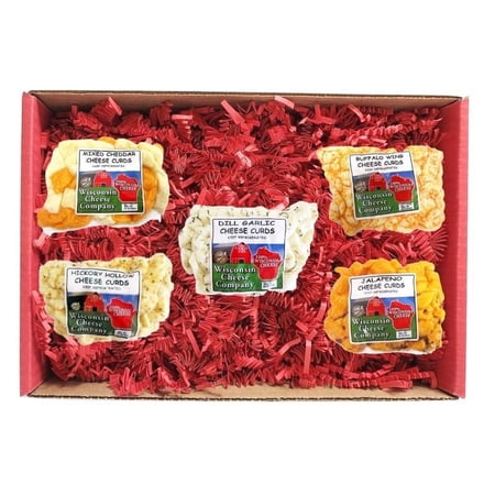 Wisconsin Cheese Cheese Curd Sampler Gift Box | A Great Valentine's Day Charcuterie Gift | Famous & Fresh