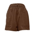 thumbnail image 3 of HAIJIE Womens Summer Swim Shorts Adjustable Ruched Side Bikini Shorts Womens Shorts Athletic for Women Girls Upf 50+ Swimsuit Bottoms with Liner, 3 of 4