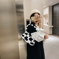 thumbnail image 3 of Vintage Female Shoulder Underarm Bag Animal Pattern Plush Portable Mini Purses, 3 of 9