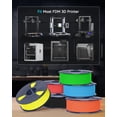 thumbnail image 2 of SUNLU High Speed PETG Filament 1.75mm Bundle, Less Stringing PETG 3D Printer Filament, 2kg in Total, 1kg per Spool, 2 Pack, Black+Black, 2 of 9
