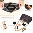 thumbnail image 2 of FORMRS Womens Shoulder Bag with Chain Strap Clutch Purse Cute Tote Handbag, Black Watercolor Space, 2 of 7