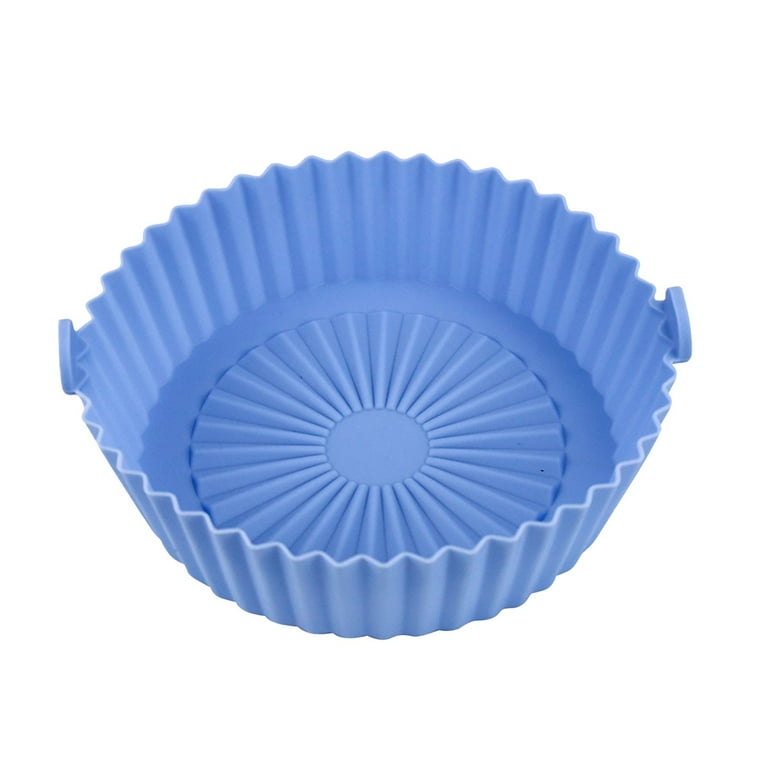 Yubnlvae Baking trays & trays Cake Air Level Silicone Pan(available Both  Silicone Mat Sides) Baking Food Molds On Fryer Bakeware Blue