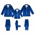 thumbnail image 7 of Christmas Family Pajamas Flannel Pajamas Long Sleeve Button down Home Sleepwear Set Warm Pjs Holiday Pjs, 7 of 7