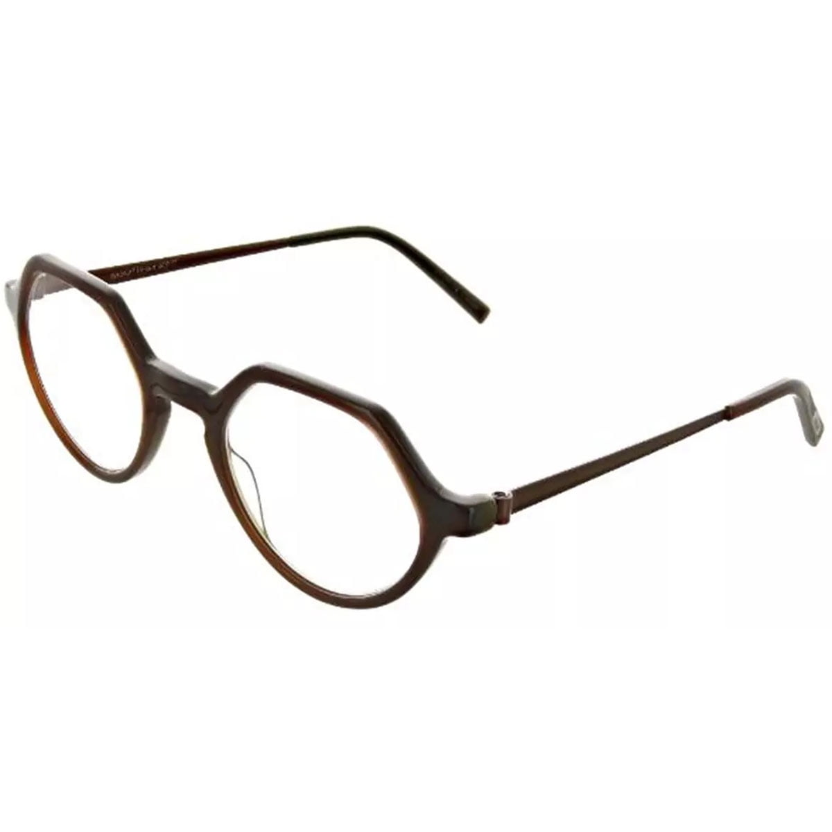 Eyebobs 60111 Unisex Hexed Green and Brown Reading Glasses, +1.50