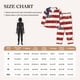 thumbnail image 4 of Balery Vintage American Flag Conjunto de Pijama con Estampado para Mujer, Conjunto de Dos Piezas con Manga Larga, Ropa de Dormir Suave con Bolsillos, Pijamas Cómodos-Medium, 4 of 7
