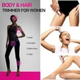 thumbnail image 6 of PRITECH Bikini Trimmer for Women - Painless Electric Razor for Sensitive Skin with Recharge Dock, Waterproof Wet & Dry,Rose Gold, 6 of 8