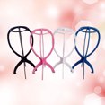 thumbnail image 6 of BESTONZON 6Pcs Folding Plastic Stable Durable Wig Hair Hat Holder Stand Support Display Hanger Tools (Random Color), 6 of 6