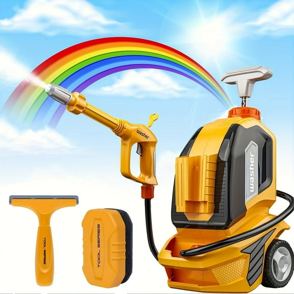 Toddler Cleaning Set, Kids Cleaning Toy Set, Kids Clean Car Wash Toy,  Pretend Play Tools Role Playing Cleaning Toys Gift for Toddler Boys Girls Ages 3 