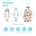 thumbnail image 3 of Boston Terrier and Roses Cream Pattern Lamb Fleece Blanket Hoodies for Teens ,Teens Oversize Sherpa Wearable Hooded Blanket Sweatshirt with Super Pockets, 3 of 6