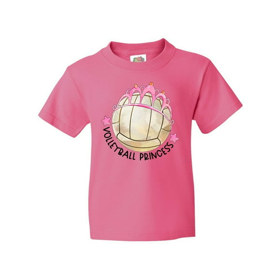 Inktastic Volleyball Princess- Tiara Youth T-Shirt