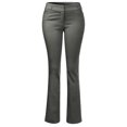 thumbnail image 1 of Made by Olivia Women's High Waist Comfy Stretchy Bootcut Trouser Pants Grey M, 1 of 4