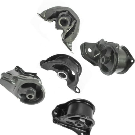 M254 6524 6533 6520 6502 6506 For 92-01 Honda Civic Acura Integra Left & Front Right & Front Left & Rear & Trans Set 5 MT Trans Engine Motor Mount 92 93 94 95 96 97 98 99 00 01