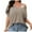Khaki, variant on Plus Size T Shirts for Women Off Shoulder Tee with Short Sleeve Summer Casual Loose Tops