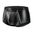 thumbnail image 5 of Afuyipoi Oversized Underwear Boxers Men,Sports Mid Rise Elastic Waistband Breathable Boxers Black 2XL, 5 of 5
