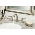 thumbnail image 5 of Moen T6420BN Eva Two-Handle High-Arc 8-Inch Widespread Bathroom Faucet, Valve Required, Brushed Nickel, 5 of 5