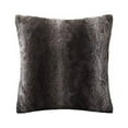 thumbnail image 2 of Madison Park Zuri Faux Fur Square Pillow, 20x20" - Brown, 2 of 3