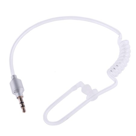 Kotyreds Monaural Headset Flexible Air Tube In Ear Earphone Anti-radiation Lightweight