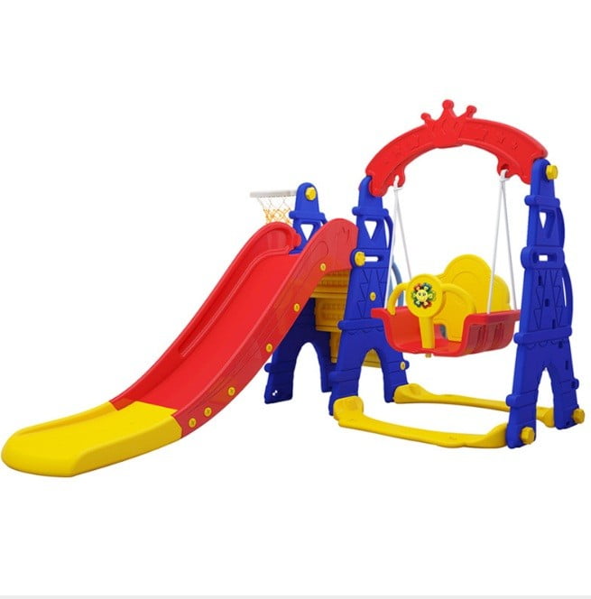 Details about   Home Swing Set For Backyard Playground Slide Fun Playset Outdoor Toddler Kid 