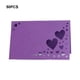thumbnail image 3 of Advancent 50 piezas de pantalla de papel nombres de invitados con estilo con tarjetas de nombre de boda tarjeta de nombre de ahuecada de corazón Kits de decoración para fiestas Morado oscuro, 3 of 6