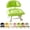 Green, variant on 360-Degree Rolling Low Stool with Backrest, Soft Padding Ergonomic Backrest Rolling Chair, Low Noise 4 Casters Comfortable Rotating Stool, for Home and Office Use (Brown)