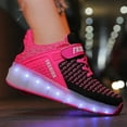 thumbnail image 4 of Kids Roller Shoes Boy Girl Sneakers with Wheels Become Sport Sneaker with Led for Christmas Birthday Children Show Gift, 4 of 6