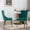 Green, variant on BSHTI 37.5" Velvet Upholstered Dining Room Chairs Set of 2, Modern Tufted Parson Chairs with Nailhead Trim, Foam Padded Seat for Dining Room/Kitchen(Beige)