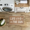thumbnail image 5 of Stupell Industries Better In The Sun Printed Plush Bath Mat and Bath Rug, design by Lettered and Lined, 18"x30", 5 of 9