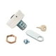 thumbnail image 5 of Cerradura de Cajón Pequeño para Gabinetes de Casillero 30mm Blanco Riwesomey, 5 of 6