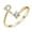P, variant on Vadktai Initial Rings, Initial Letter Ring for Women, Gold Stackable Alphabet Rings, Adjustable Pinky Ring, Cute Dainty Finger Rings, Valentine's Day Birthday Gifts for Her, Alphabet A-Z