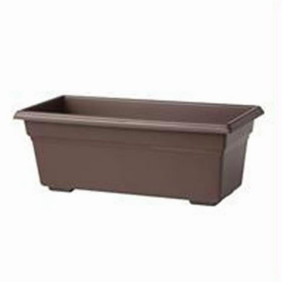 Countryside Flowerbox Planter - Brown 24x8x6.5 Inch