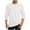 White, variant on Fnooota Mens Long Sleeve Shirts, Pullover Crew Neck Basic Casual Workout Tops Blue Size L