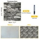 thumbnail image 2 of Paneles de pared 3D despegar y pegar, 30 piezas de papel pintado de ladrillo de espuma para dormitorio, panel de pared de piedra sintética, papel pintado autoadhesivo (ladrillo gris) Unique Bargains paneles de pared 3d, 2 of 7