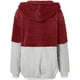 thumbnail image 5 of Abrigo cálido para mujer Chaqueta con cremallera Empalme sólido Blusa de manga larga Tops Sudadera con capucha Pompotops  qwe14750, 5 of 6