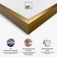 thumbnail image 4 of Iridescent Orbit Duo Canvas Print Living Room Wall Art by Art Remedy, Gold Frame, 24 x 36, 4 of 6