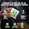 thumbnail image 5 of GAT SPORT Creatine Chews, Zero Sugar, 5g Pure Creatine Monohydrate, 3rd Party Tested, Brain Health, Muscle, Strength, Anti-oxidant Support, for Men & Women, Blue Raspberry, 30 Servings, 5 of 7