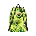 thumbnail image 3 of Balery Kiwi and Avocado Vintage Canvas Backpack for Men and Women - Large Capacity, Durable Travel Laptop Bag for School, Work, Hiking, and Outdoor Activities, 3 of 7