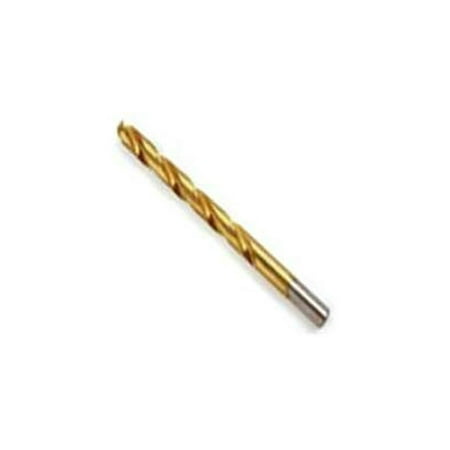 

Vulcan Vulcan 218301OR Straight Shank Drill Bit High Speed Steel Titanium Nitride Coated 3/32 x 2-1/4