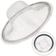 thumbnail image 5 of Steel Plug Strainer Bath/Bathroom Sink Shower Drain Filter Cover Hair Catcher UK Silicone Stopper Cover, 5 of 11