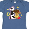 thumbnail image 4 of Inktastic Cowboy Birthday One Year Old with Cowboy Boots Boys Baby Bodysuit, 4 of 5