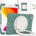 thumbnail image 1 of Funda a juego para iPad Mini 4/5 con correa para el hombro, soporte de anilla ajustable grande, portalápices y protección contra golpes., 1 of 5