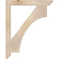 thumbnail image 3 of Ekena Millwork 3 1/2"W x 34"D x 42"H Westlake Slat Smooth Bracket, Douglas Fir, 3 of 4