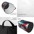 thumbnail image 2 of Fotbe Tie-Dye Wolf Head Cesto de Ropa con Asas, Cesto Impermeable de Gran Capacidad, Bolsa de Lavado para Dormitorio, Cesto de Ropa con Ruedas y Asas-Medium, 2 of 6
